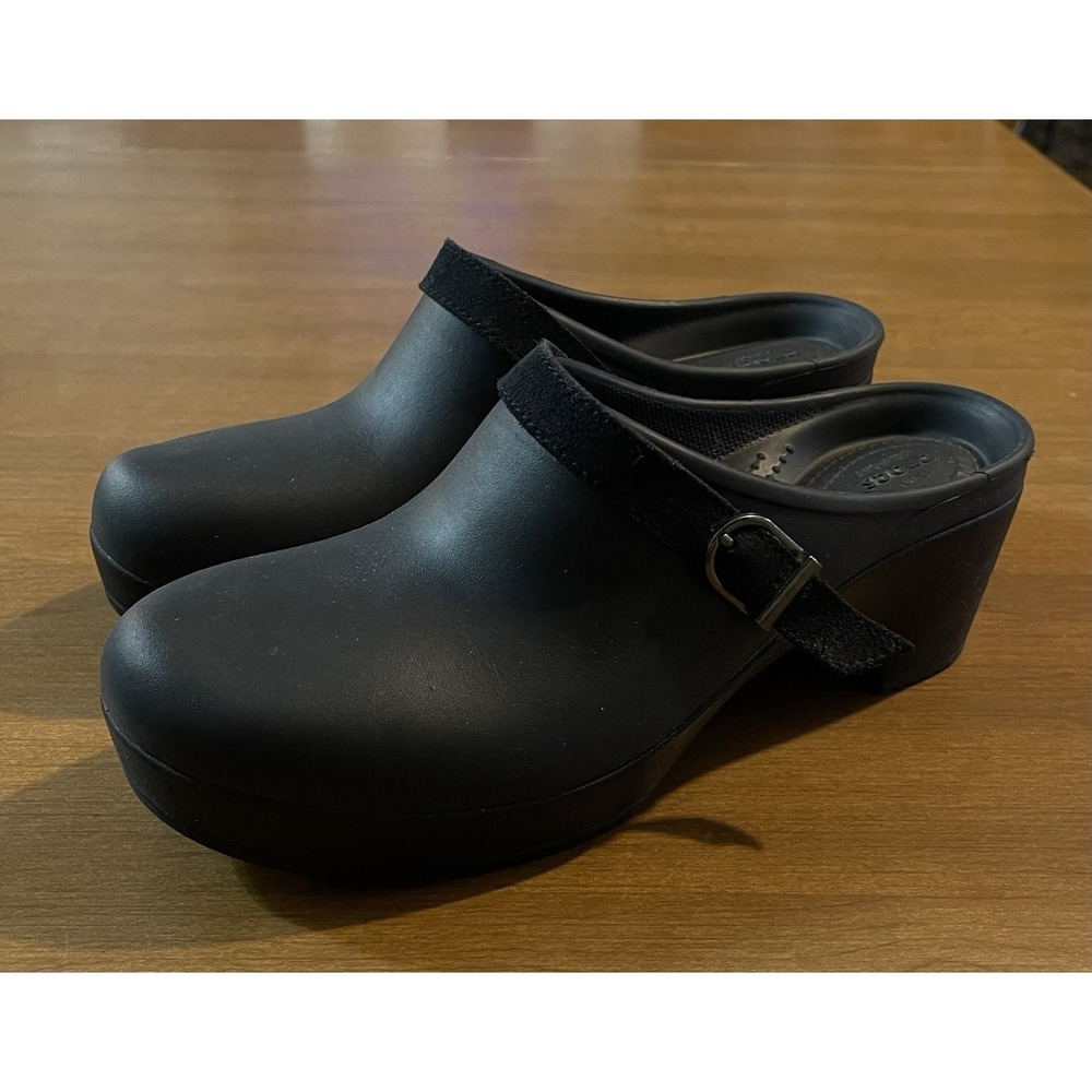 Crocs Sarah Clog Women Size 9 Black